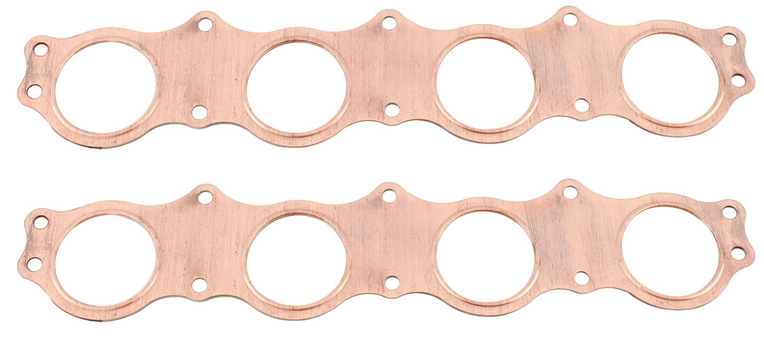 SCE Gaskets 4366 SCE Pro Copper Embossed Exhaust Gaskets Summit Racing