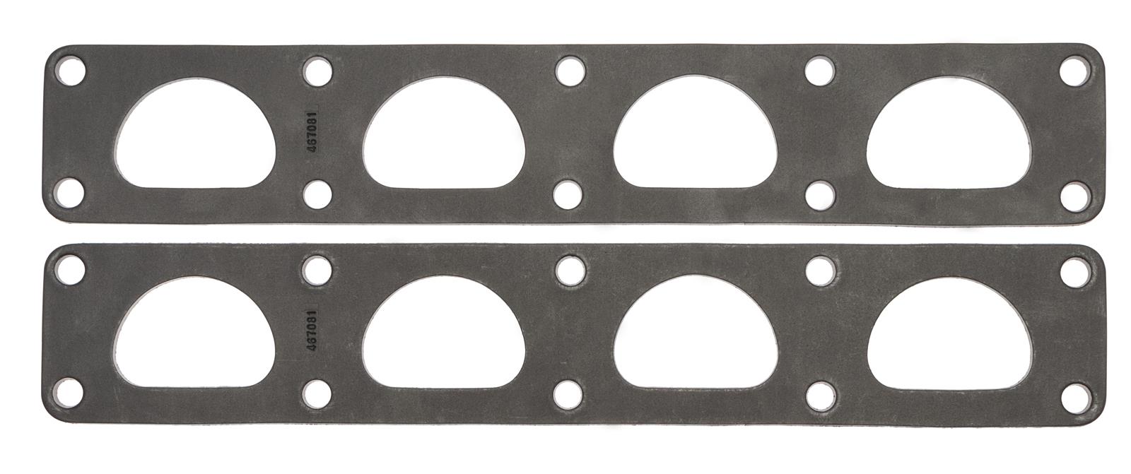 SCE Graph-Form Premium Header Gaskets 467081 and Exhaust Manifold Gaskets, Premium, D-port, for Use On Donovan 417 Hemi Heads, Chrysler, Dodge, Plymouth, V8, Pair