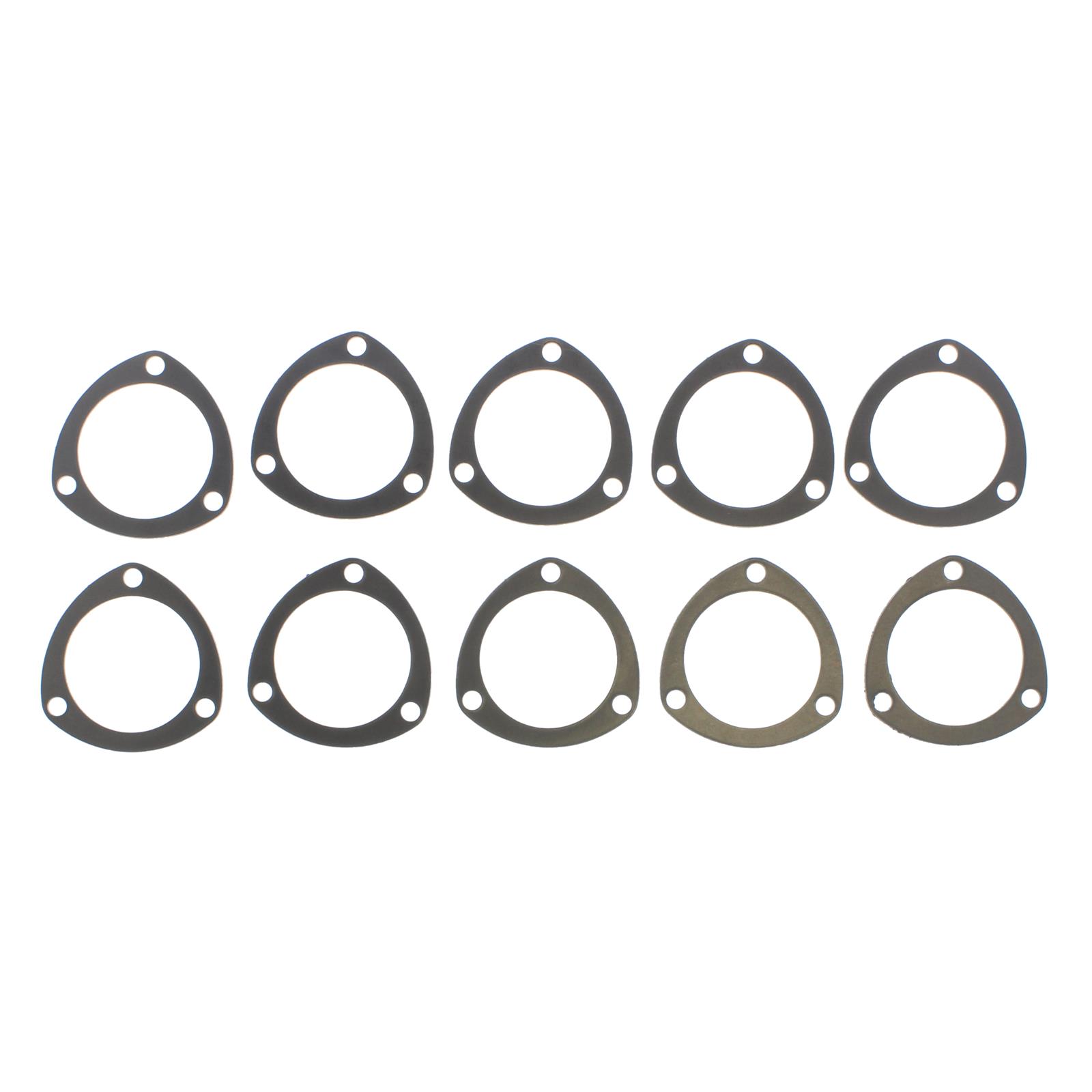 SCE AccuSeal E Collector Gaskets 512040 Gaskets, Compressed Fiber Laminate, 3-Hole, 3 in. Inside Diameter, Set of 10