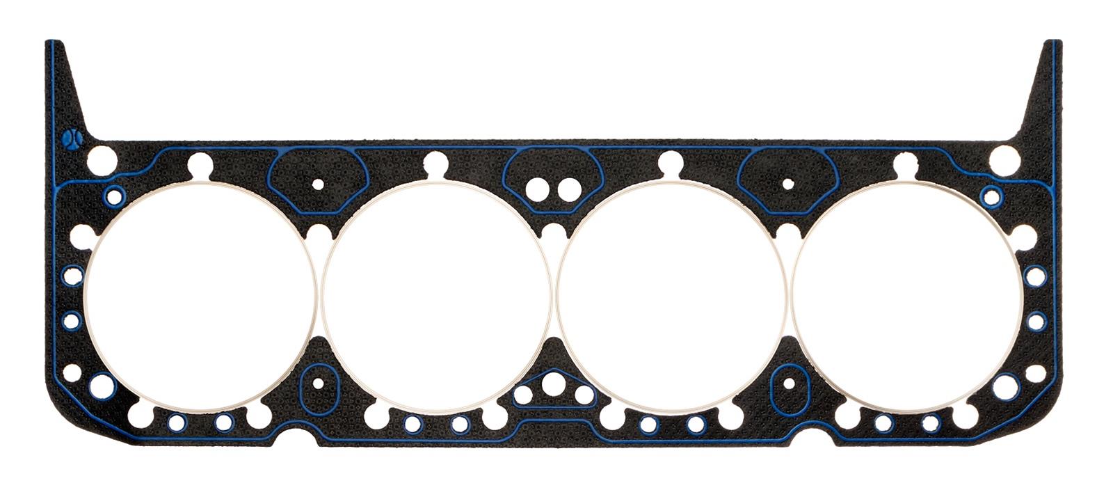 SCE Vulcan Cut-Ring Head Gaskets CR112039 Gaskets, Cut-Ring, 4.200 in. Bore, Composite, Lock Wire, 0.039 in. Compressed Thickness, Chevrolet, Chevy Small Block, Each