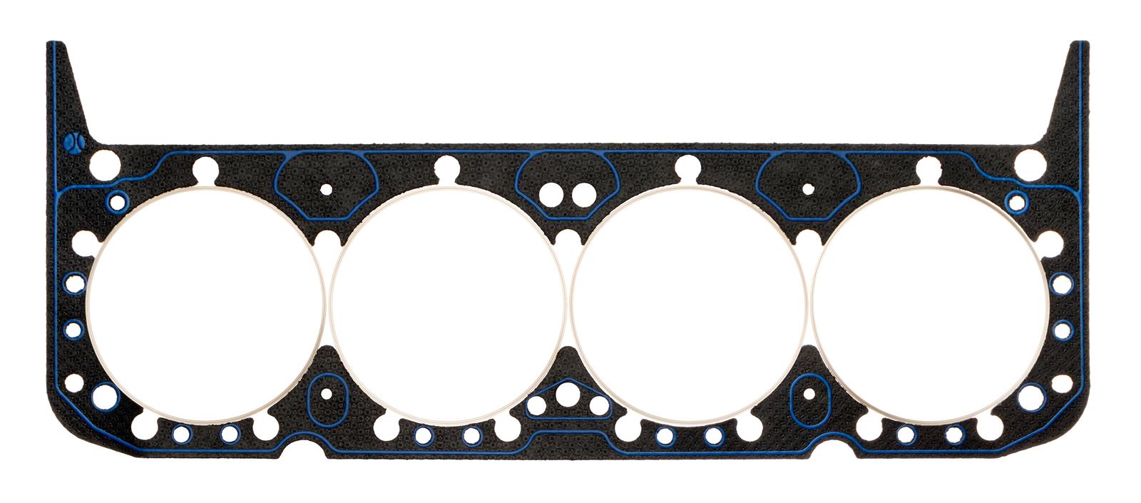 SCE Vulcan Cut-Ring Head Gaskets CR112051 Gaskets, Cut-Ring, 4.200 in. Bore, Composite, Lock Wire, 0.051 in. Compressed Thickness, Chevrolet, Chevy Small Block, Each