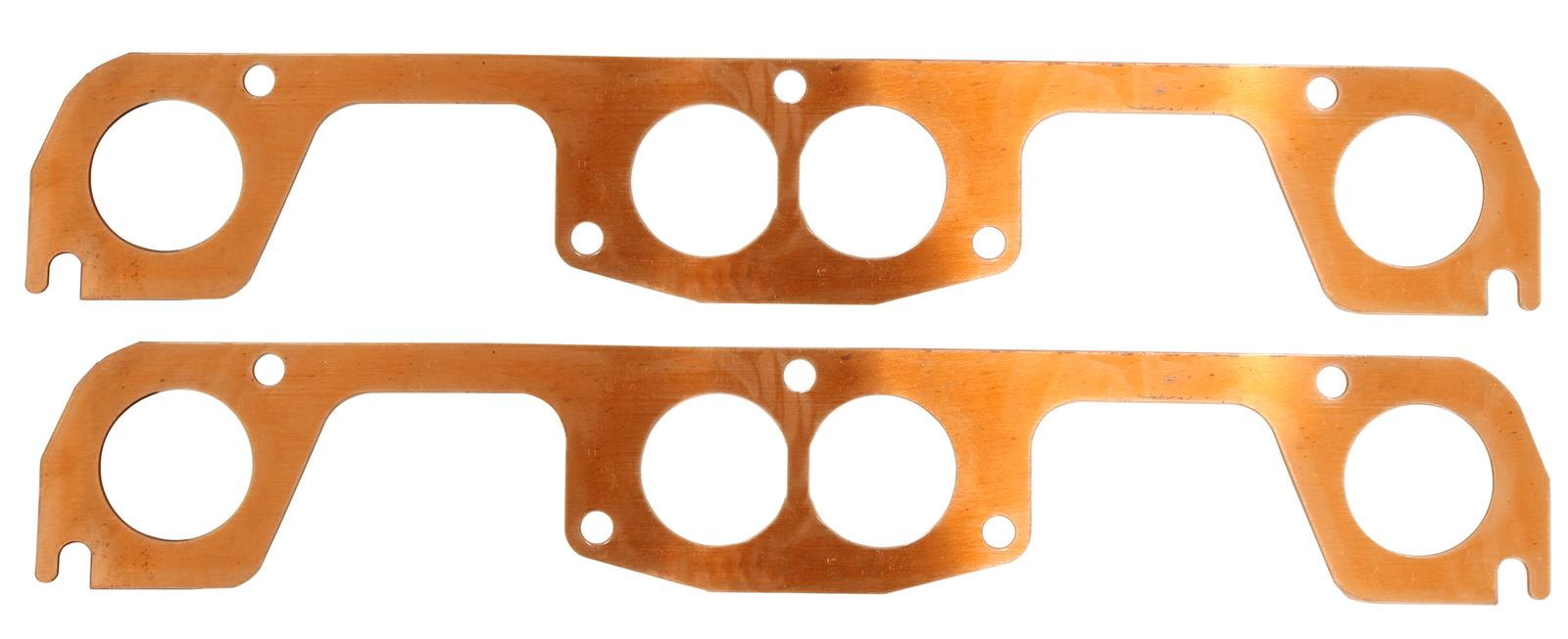 SCE Pro Copper Annealed Exhaust Gaskets E11686 Gasket, Annealed, 2.00 in. Diameter Port, Chevy, Pair