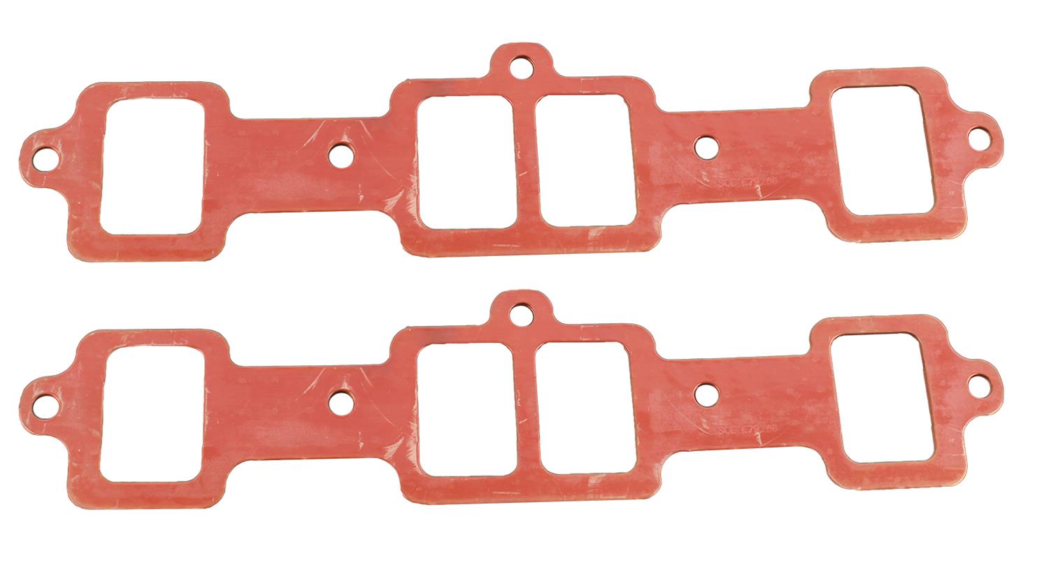 SCE Pro Copper Annealed Exhaust Gaskets E79286 Header and Manifold Gaskets, Annealed, Square Port, Oldsmobile, 400, 425, 455, Pair