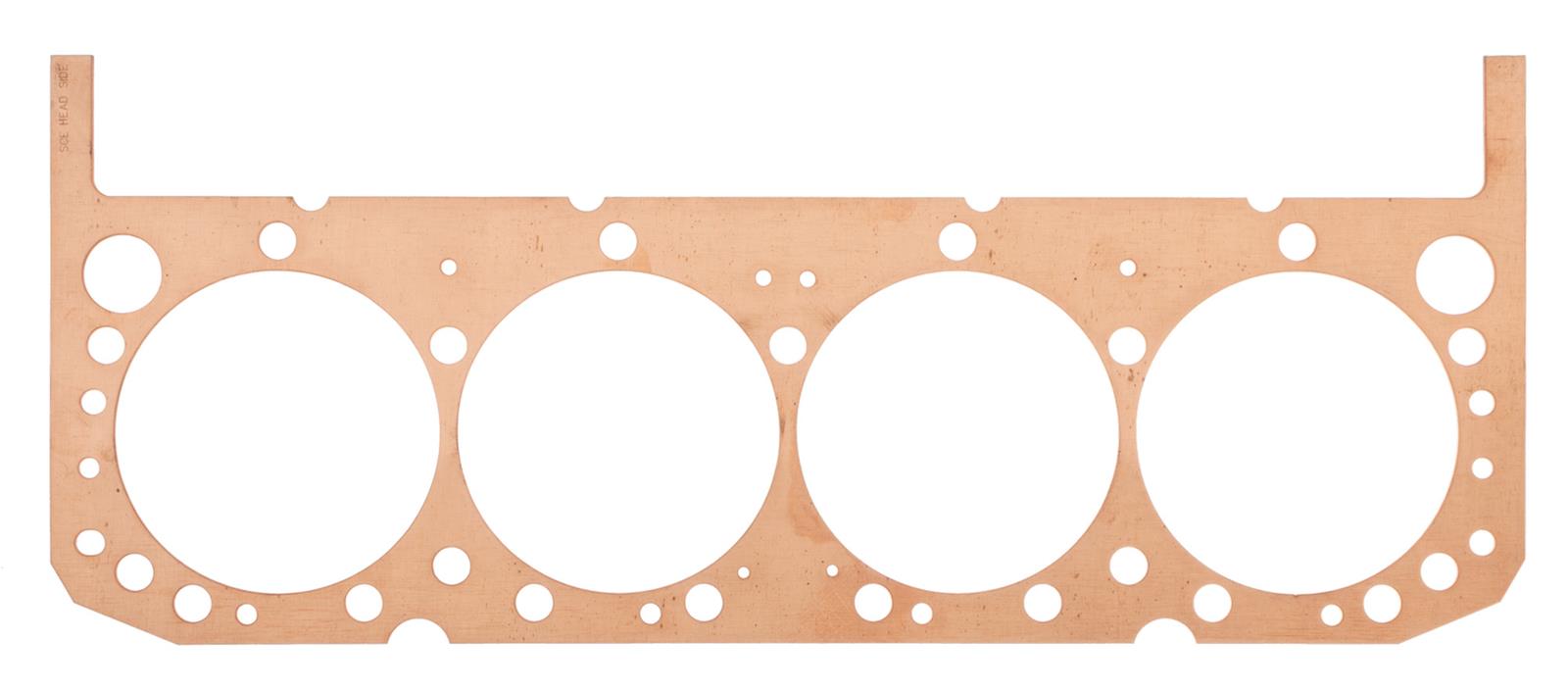 SCE Pro Copper Head Gaskets P111562LT Gaskets, Copper, 4.160 in. Bore, 0.062 in. Compressed Thickness, Reverse Flow, Chevrolet, 5.7L LT, Each