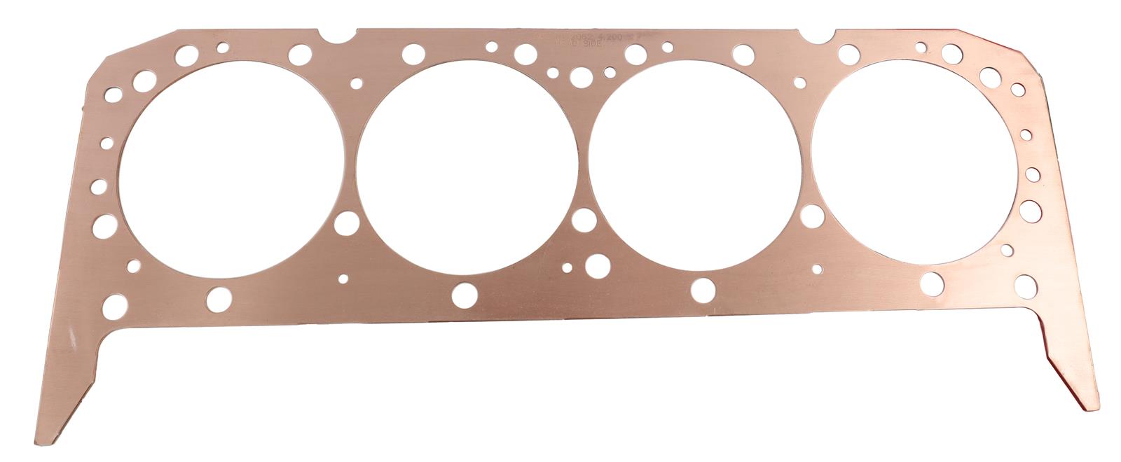 SCE Pro Copper Head Gaskets P112062 Gasket, Copper, 4.200 in. Bore, 0.062 in. Thickness, Chevy, Small Block, Each