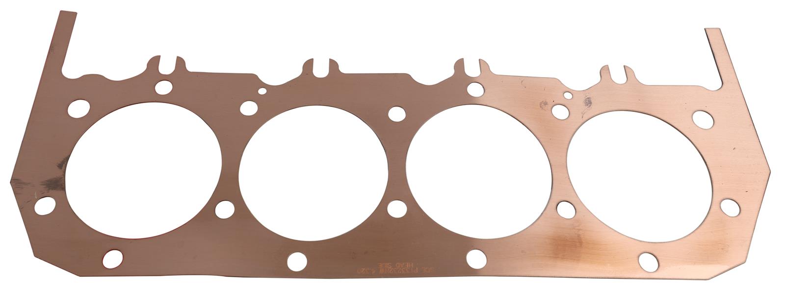 SCE Pro Copper Head Gaskets P133232NW Gaskets, Copper, 4.320 in. Bore, 0.032 in. Compressed Thickness, No Water Passages, Chevrolet, Big Block Mark IV, Each