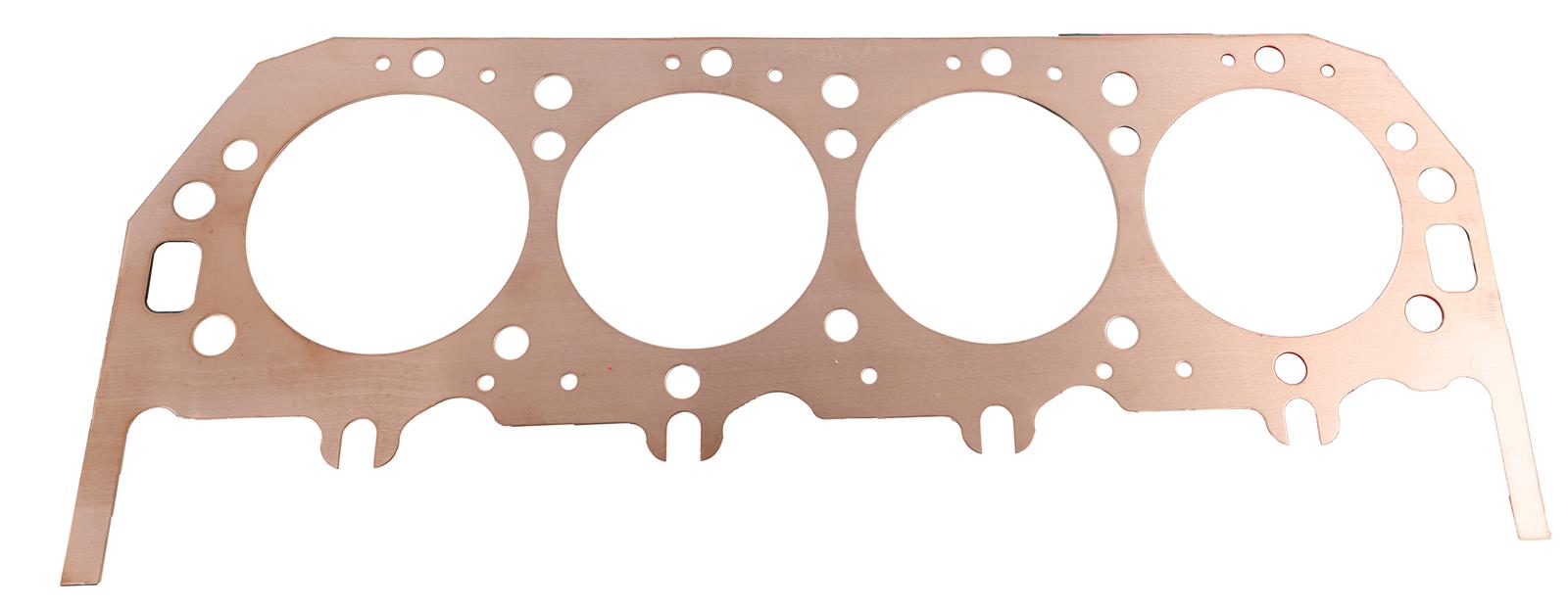 SCE Pro Copper Head Gaskets P133850 Gasket, Copper, 4.380 in. Bore, 0.050 in. Thickness, Chevy, Mark 4 Big Block, Each