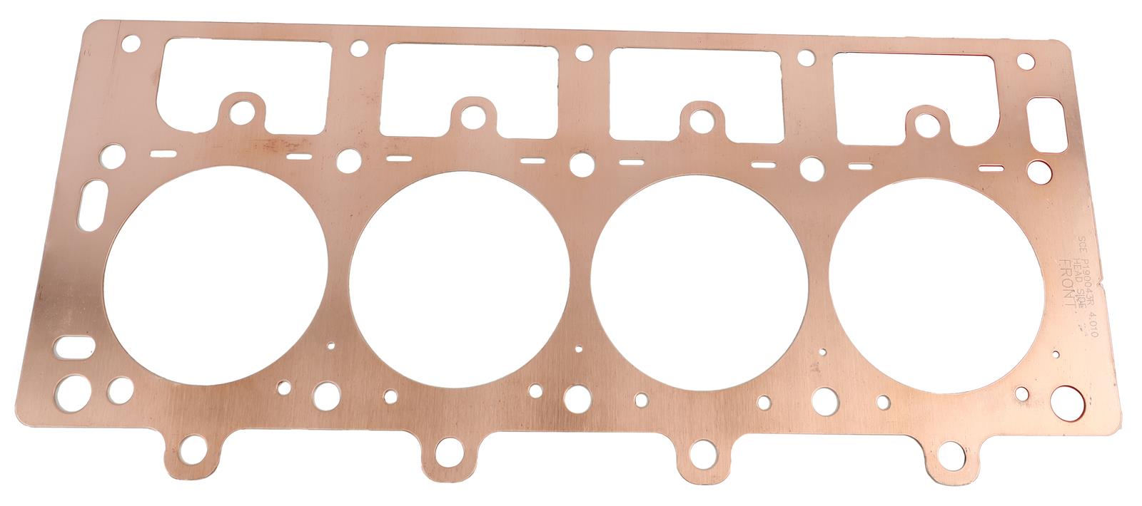SCE Pro Copper Head Gaskets P190043R Gasket, Copper, Right Side, 4.010 Bore, 0.043 in. Compressed Thickness, Chevy, LS/LSX/LS7, Each