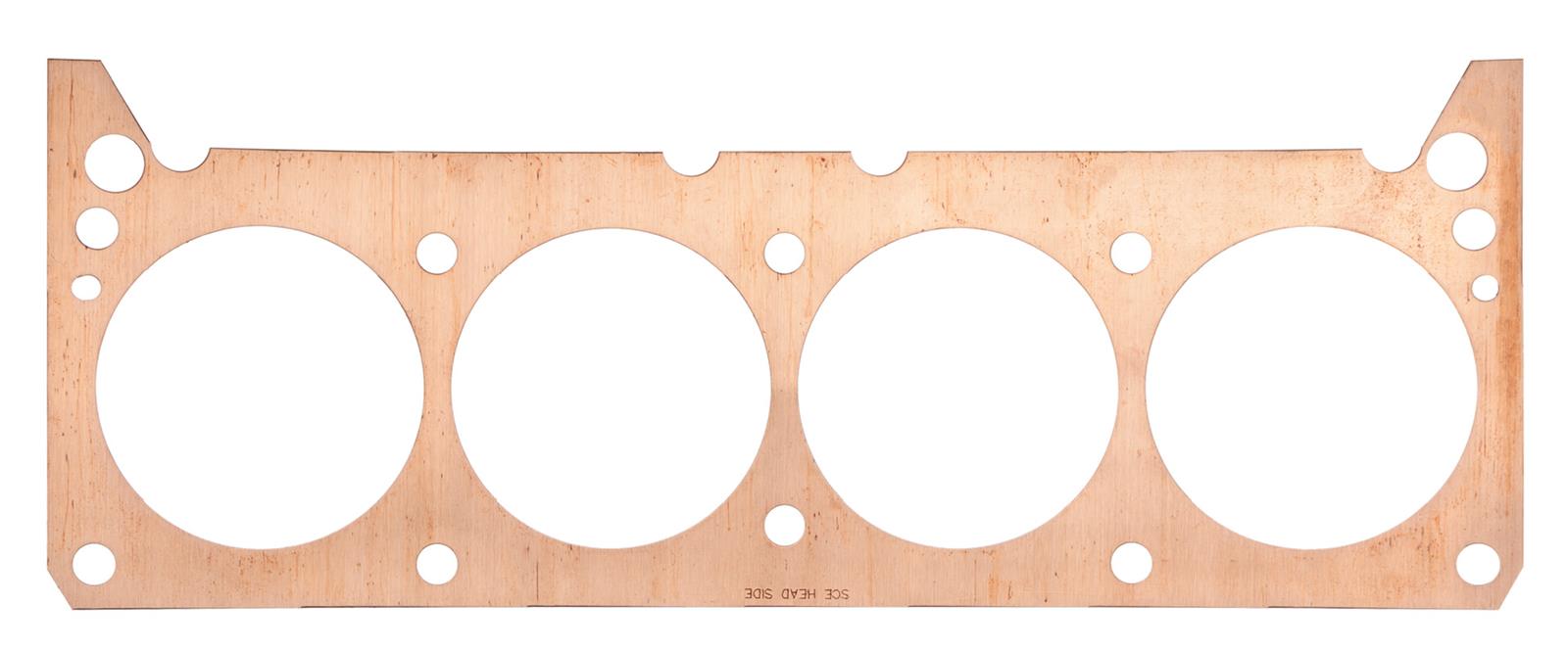 SCE Pro Copper Head Gaskets P282062NW Gaskets, Copper, 4.200 in. Bore, 0.062 in. Compressed Thickness, No Water Passages, Pontiac, Pontiac V8, Each