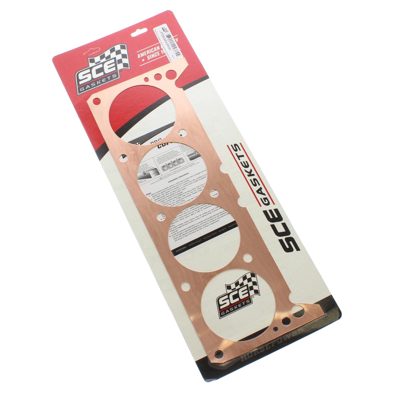 SCE Gaskets P283843NW SCE Pro Copper Head Gaskets | Summit Racing
