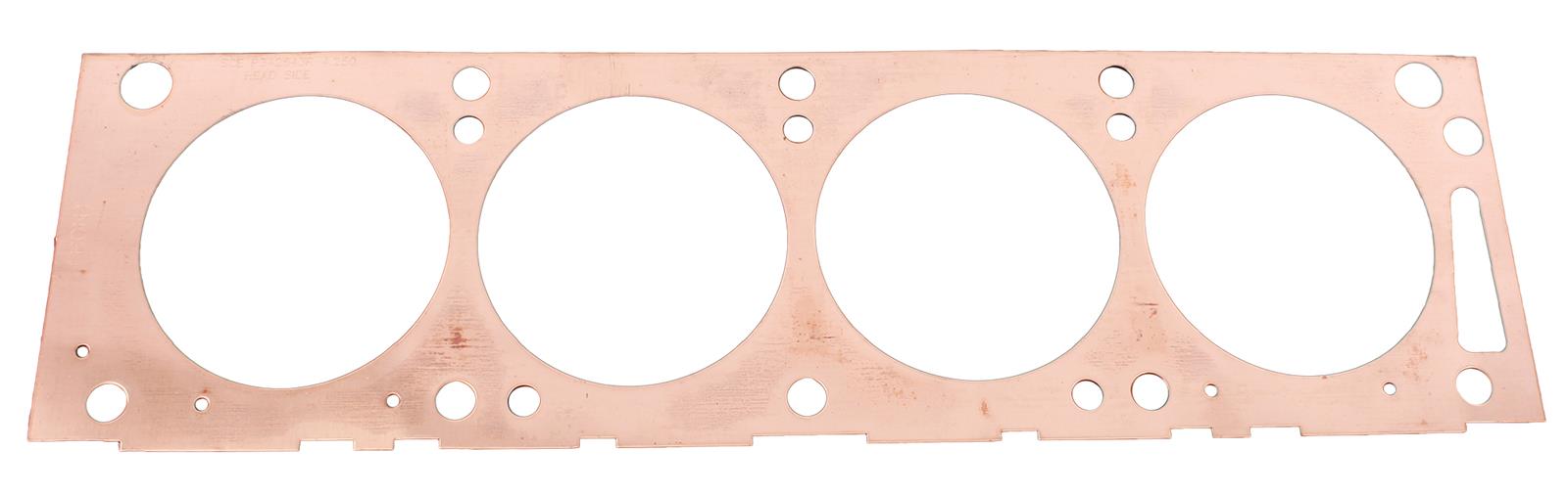 SCE Pro Copper Head Gaskets P342543R Gasket, Copper, Right Side, 4.250 Bore, 0.043 in. Compressed Thickness, Ford, Big Block FE, Each
