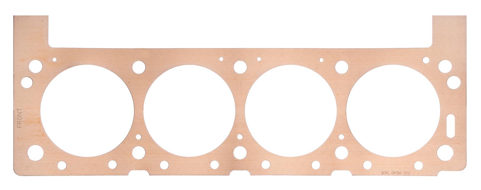 SCE Pro Copper Head Gaskets P355232L Gasket, Copper, 4.520 in. Bore, 0.032 in. Thickness, Ford, 429, 460, Each