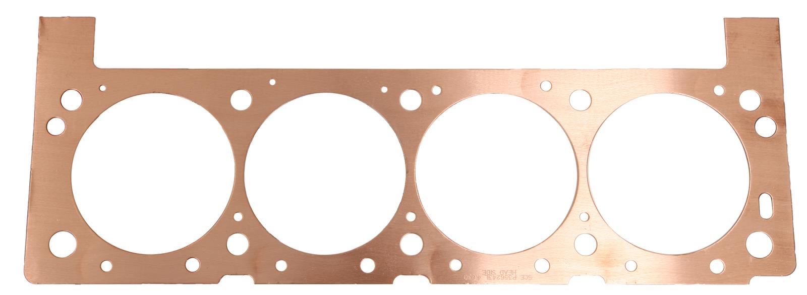 SCE Pro Copper Head Gaskets P356243L Gasket, Copper, 4.630 in. Bore, 0.043 in. Thickness, Ford, 429, 460, Each