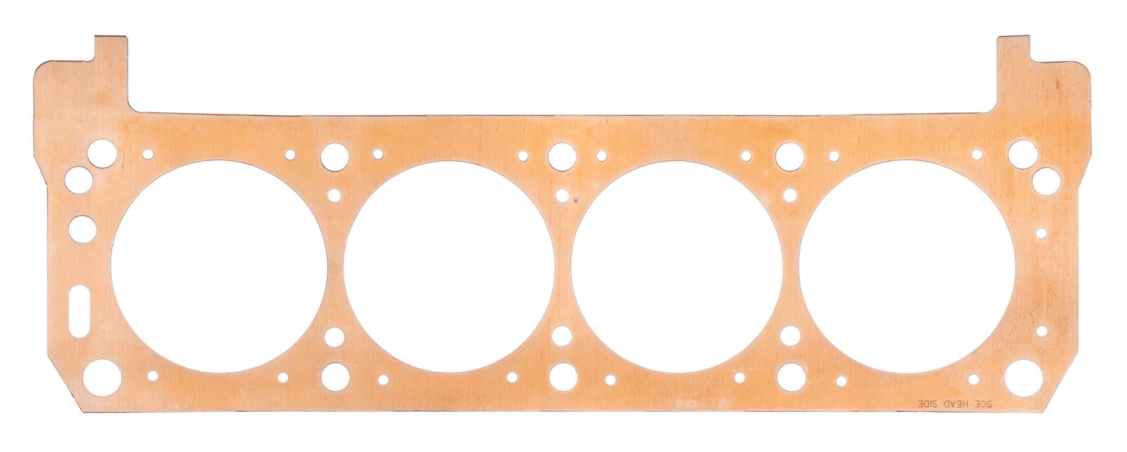SCE Pro Copper Head Gaskets P390072R HEAD GASKET, PRO COPPER,FORD YATES/BOSS 302 4.010 X .0 72 PRO COPPER HD GSKT RIGHT SI