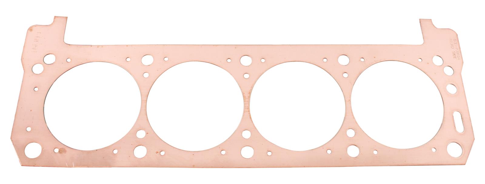 SCE Pro Copper Head Gaskets P391543L Gasket, Copper, 4.160 in. Bore, 0.043 in. Thickness, Ford, 302, 351W, Each