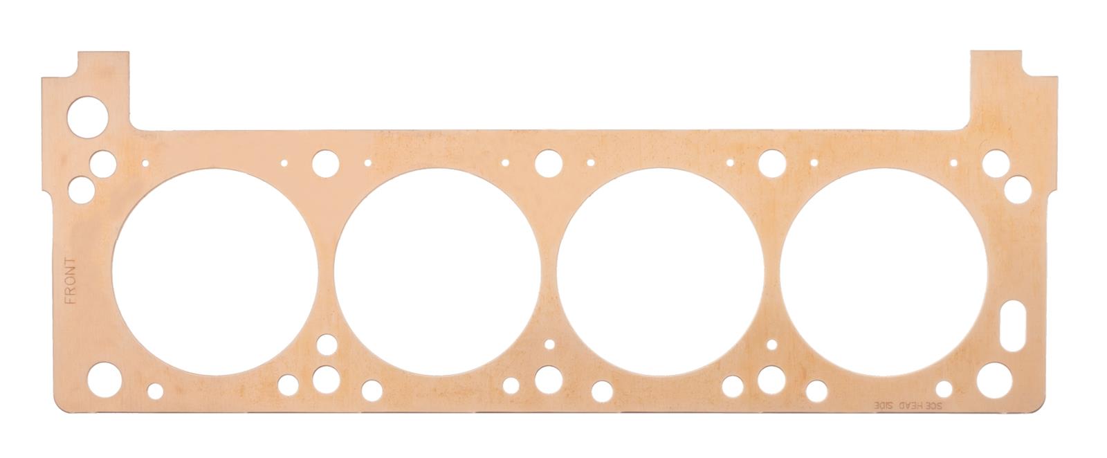 SCE Pro Copper Head Gaskets P521532L Gasket, Copper, 4.060 in. Bore, 0.032 in. Thickness, Ford, 351C, 351M, 400, Each