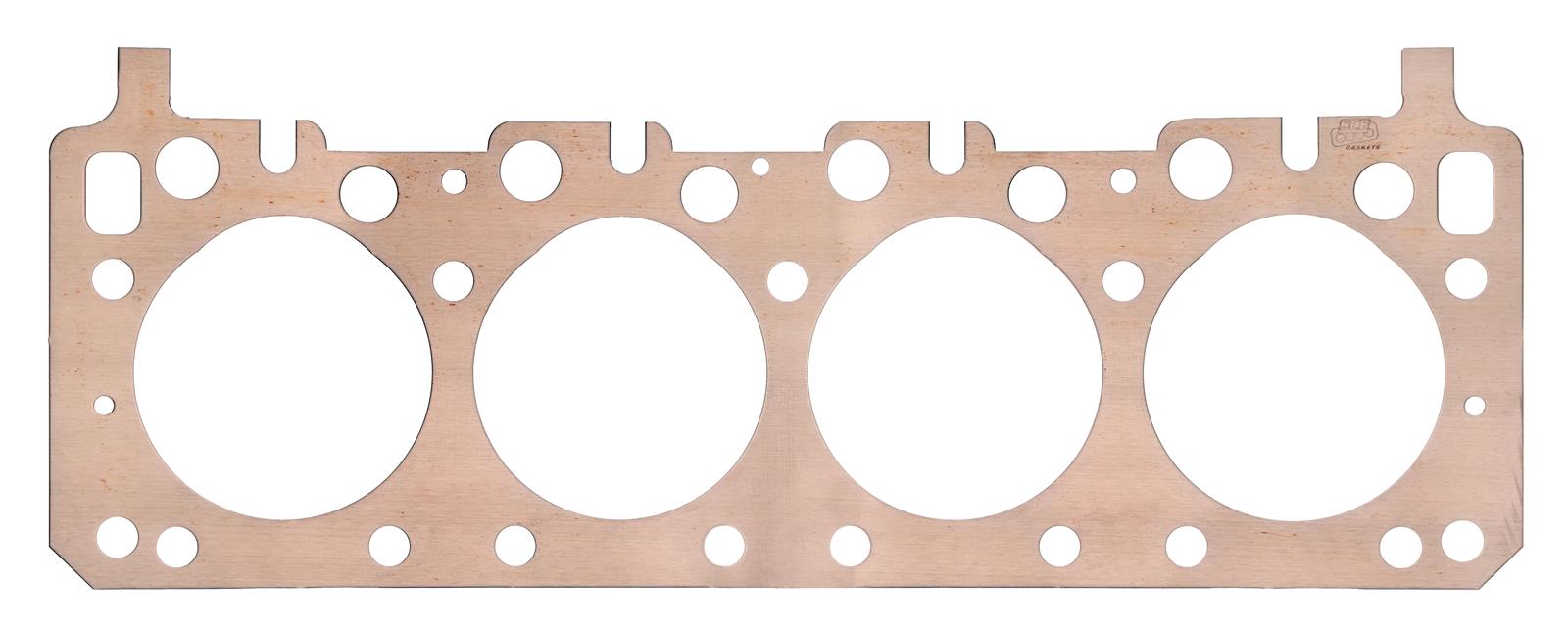 SCE Pro Copper Head Gaskets P665750NW HEAD GASKET, PRO COPPER,CHRYSLER 426 HEMI 4.570 X .050 NO WTR PRO COPPER HD GSKT