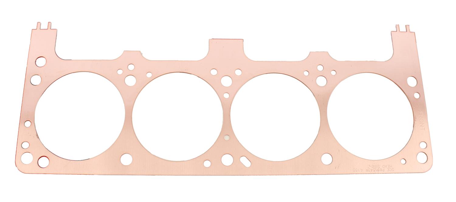 SCE Pro Copper Head Gaskets P691543R Gasket, Copper, Right Side, 4.160 in. Bore, 0.043 in. Compressed Thickness, Dodge, Chrysler, Plymouth, Small Block, Each