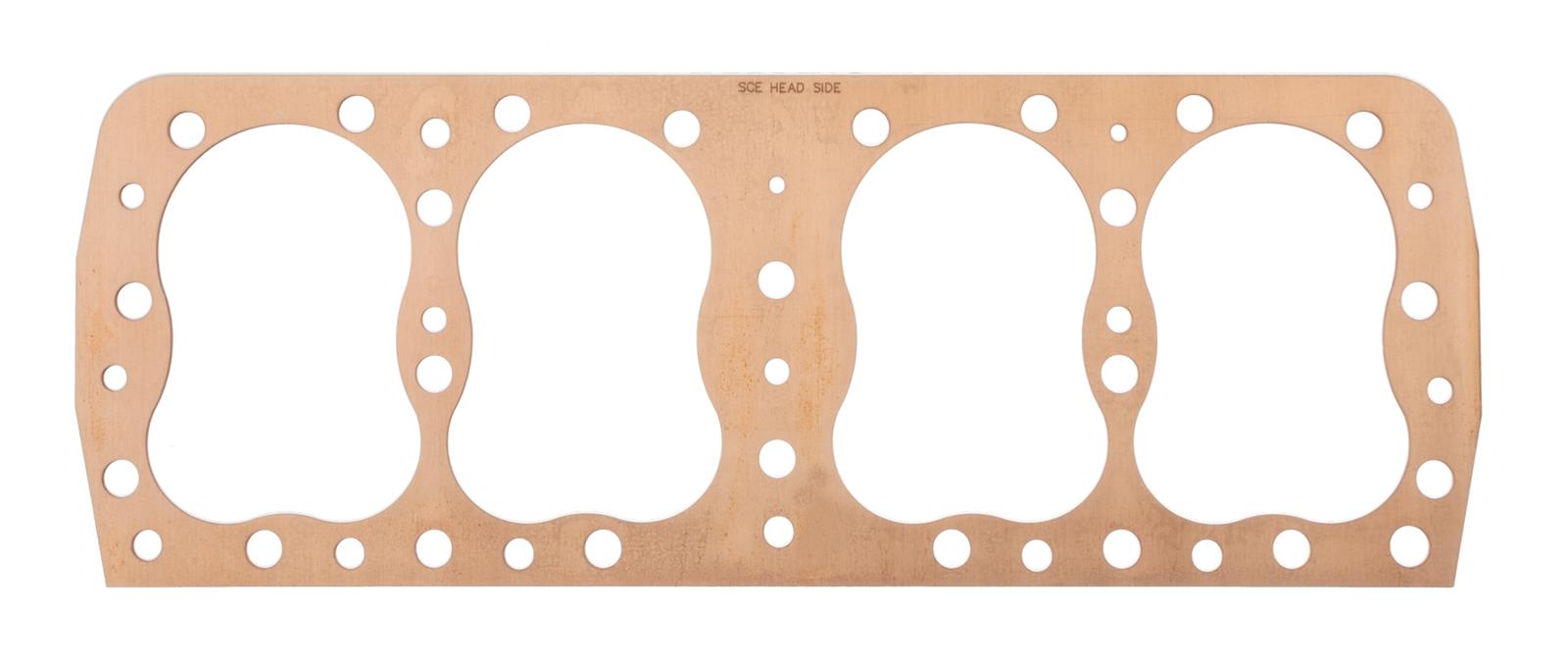 SCE Pro Copper Head Gaskets P908062 HEAD GASKET, PRO COPPER,FORD FLATHEAD 39-48 .062 PRO COPPER HD GSKT