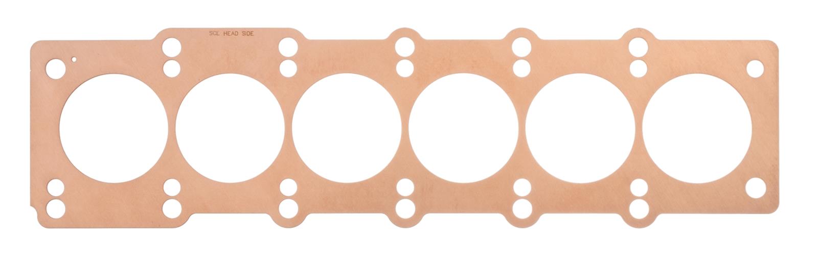 SCE Pro Copper Head Gaskets P921162NW Gaskets, Copper, 3.437 in. Bore, 0.062 in. Compressed Thickness, Fits 2JZ Engines Only, Toyota, 3.0L, Each