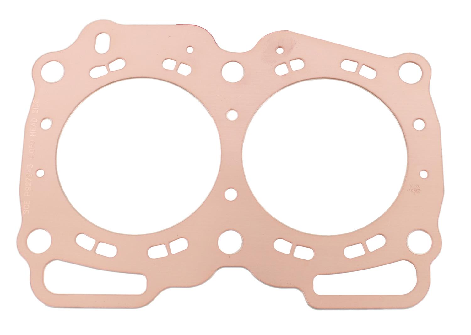 SCE Pro Copper Head Gaskets P927943 Gasket, Copper, 4.060 in. Bore, 0.043 in. Compressed Thickness, Subaru, EJ25, Each