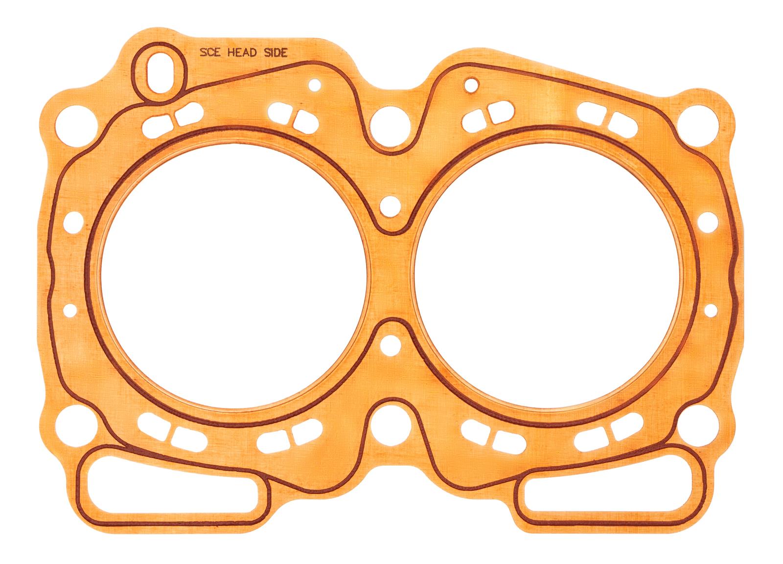 SCE ICS Titan Copper Head Gaskets S927880 Gaskets, Copper, 3.950 in. Bore, 0.080 in. Compressed Thickness, Fits EJ25 Series Engines, Subaru, 2.5L, Each
