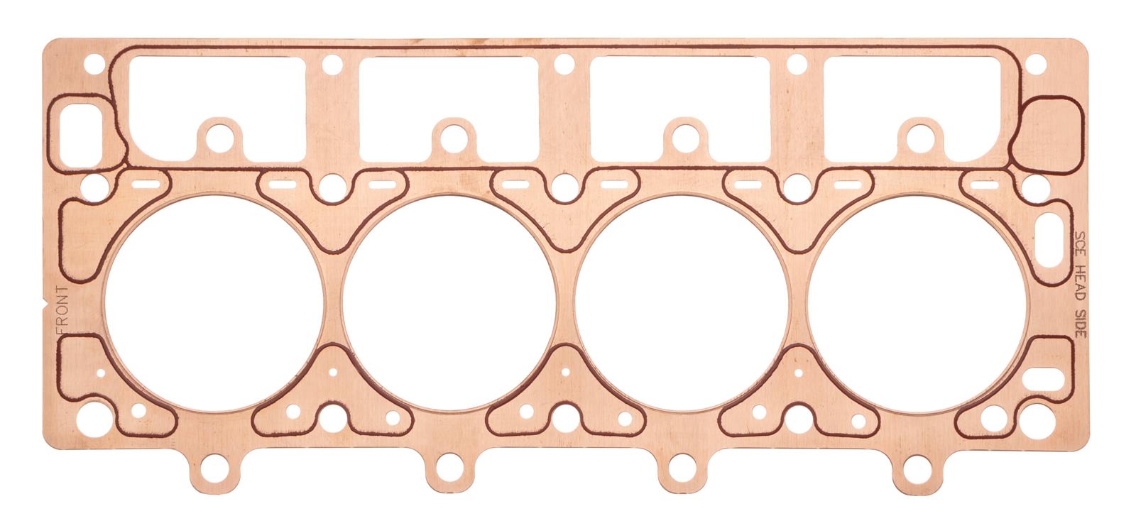 SCE Titan Copper Head Gaskets T190672L HEAD GASKET, TITAN COPPER,CHEVROLET/GM LS/LSX/LS7X 4.060 X .072 TITAN COPPER HD GSKT L
