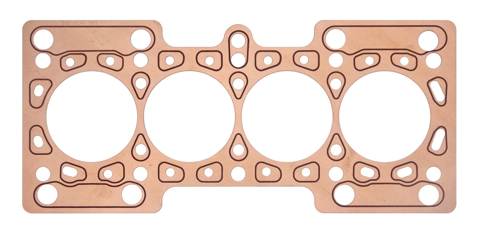 SCE Titan Copper Head Gaskets T914062 Gaskets, Copper, 3.500 in. Bore, 0.062 in. Compressed Thickness, Fits H22A DOHC Engines, for use on Honda®, 2.2L, Each
