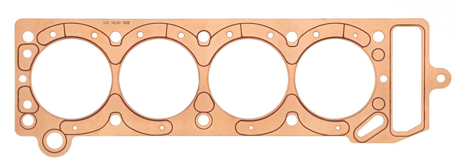 SCE Titan Copper Head Gaskets T918450 Gaskets, Copper, 3.305 in. Bore, 0.050 in. Compressed Thickness, Toyota, 2.4L, Each