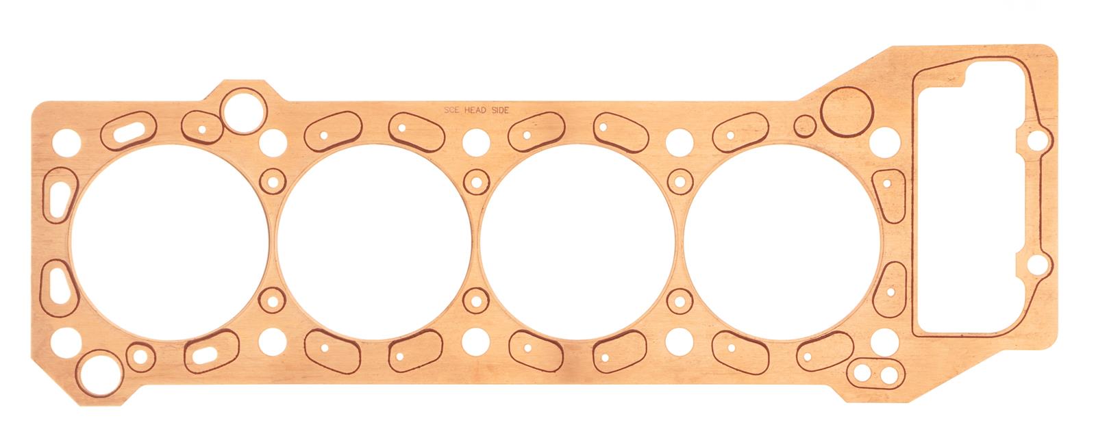 SCE Titan Copper Head Gaskets T921472 Gaskets, Copper, 3.850 in. Bore, 0.072 in. Compressed Thickness, Toyota, 2.4L, 2.7L, Each