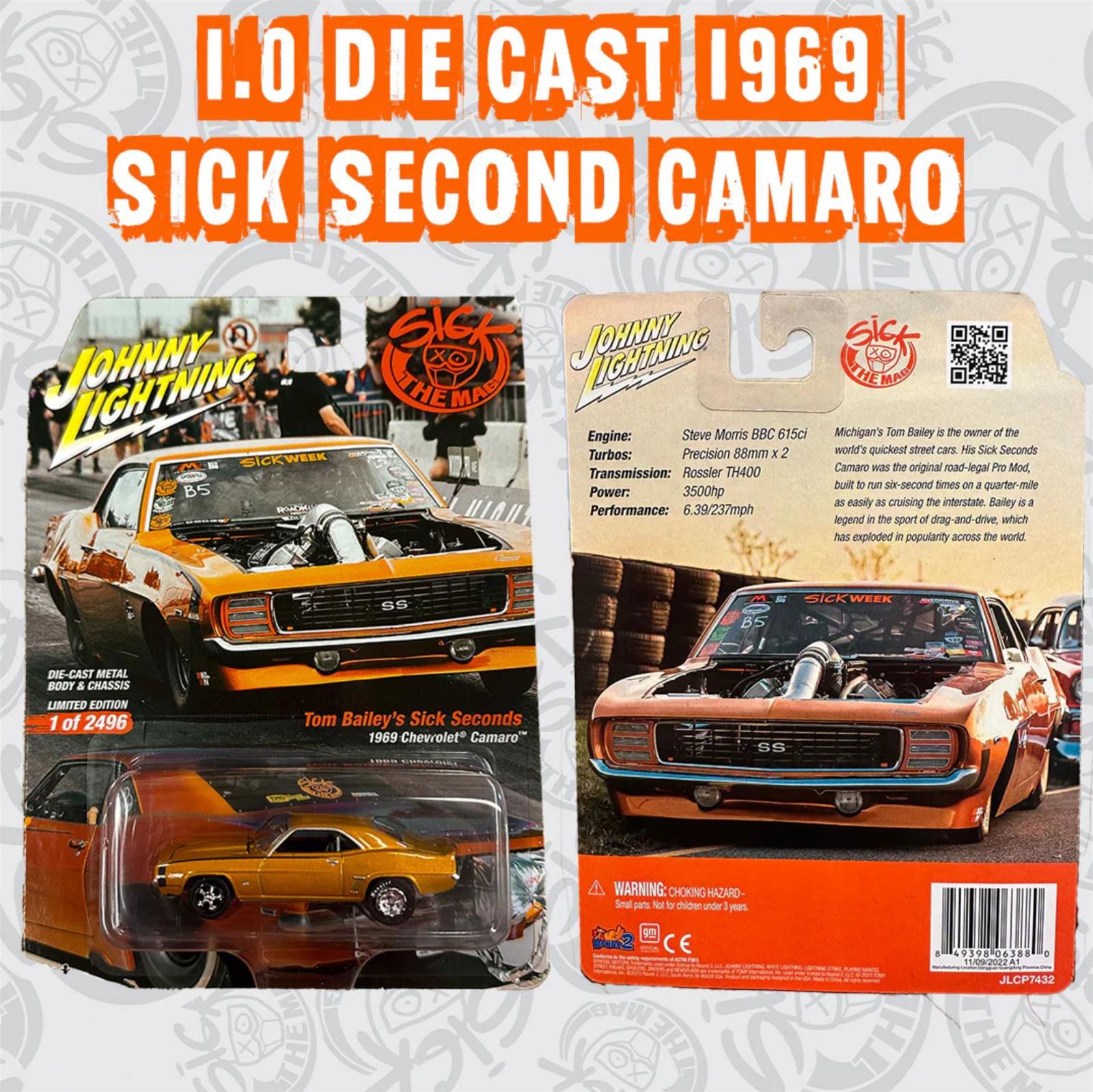 Summit Gifts STM-1.0-DIE-CAST Sick The Magazine 1969 Chevrolet