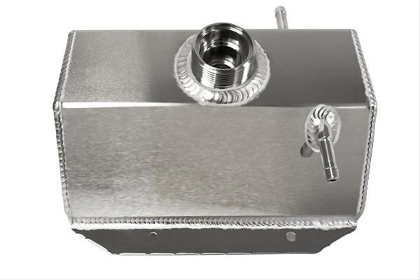 Steeda Overflow and Recovery Tanks 555-0601 Coolant Expansion Tank Plain Aluminum Mustang 15-17