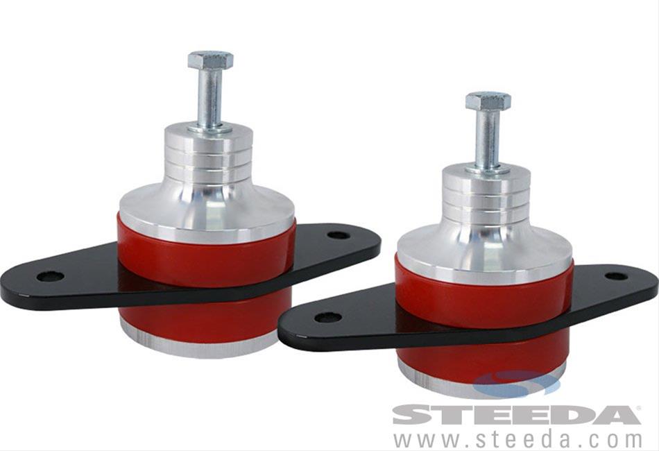 Steeda Ford Mustang Heavy-Duty Adjustable Engine Mounts for 2015-2019 MUSTANG - 555-4039 Mounts, Complete Mount, Bolt-In, Polyurethane, Ford, Mustang, Modular, V8, Pair thumbnail 3