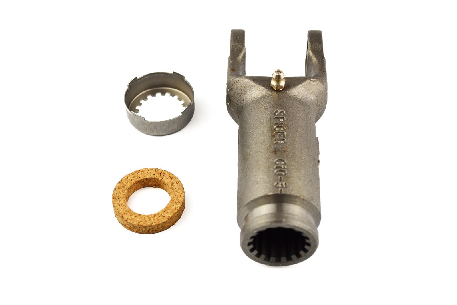 Spicer Drivetrain Products Slip Yokes 10-3-18KX Yoke, 1.250 Outer Diameter, 16-spline Inner, Steel, 5.500 in. Length, Each