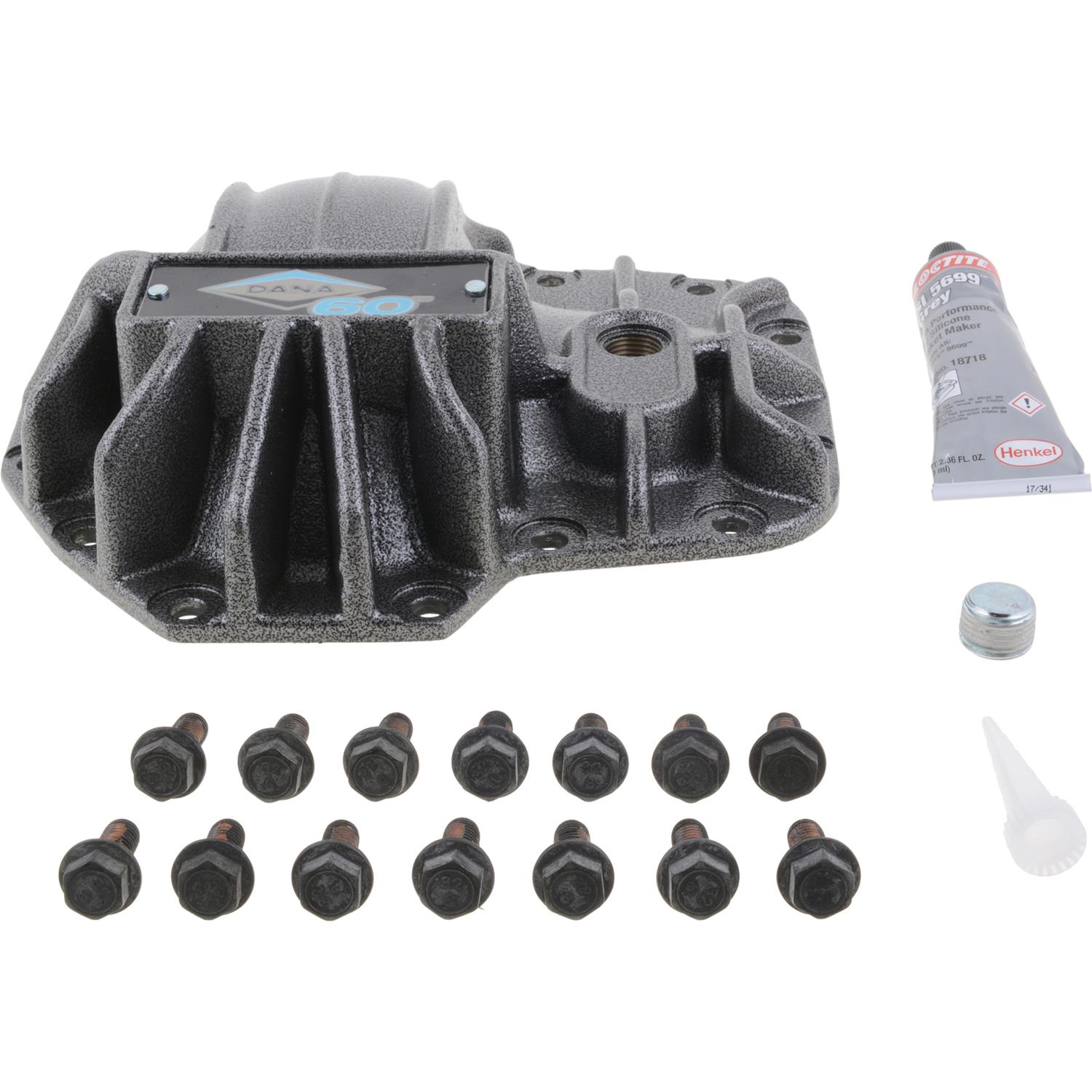Spicer Drivetrain Products Differential Cover Kits 10024011 Cover, Nodular Iron, Gray, Ultimate Dana 60, 14-Bolt Cover, Each thumbnail 2