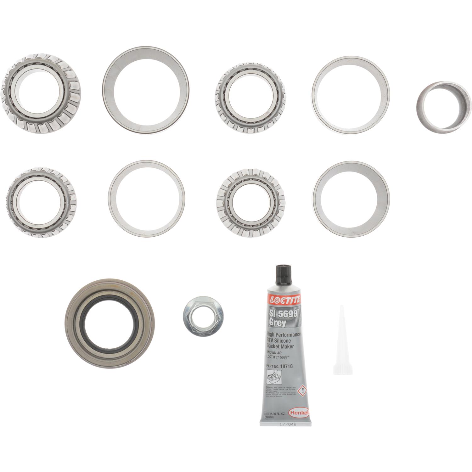 Spicer Drivetrain Products Standard Differential Rebuild Kits for 2018-2022 WRANGLER - 10040312 Bearing Kit, Kit, Jeep, Wrangler JL, Dana 30, Front, Kit
