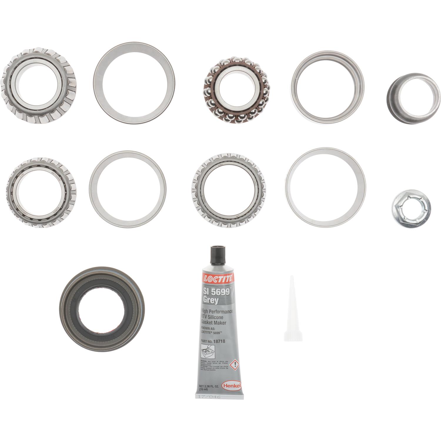 Spicer Drivetrain Products Standard Differential Rebuild Kits for 2018-2022 WRANGLER - 10040451 Bearing Kit, Kit, Jeep, Wrangler JL, Dana 35 AdvanTEK, Rear, Kit