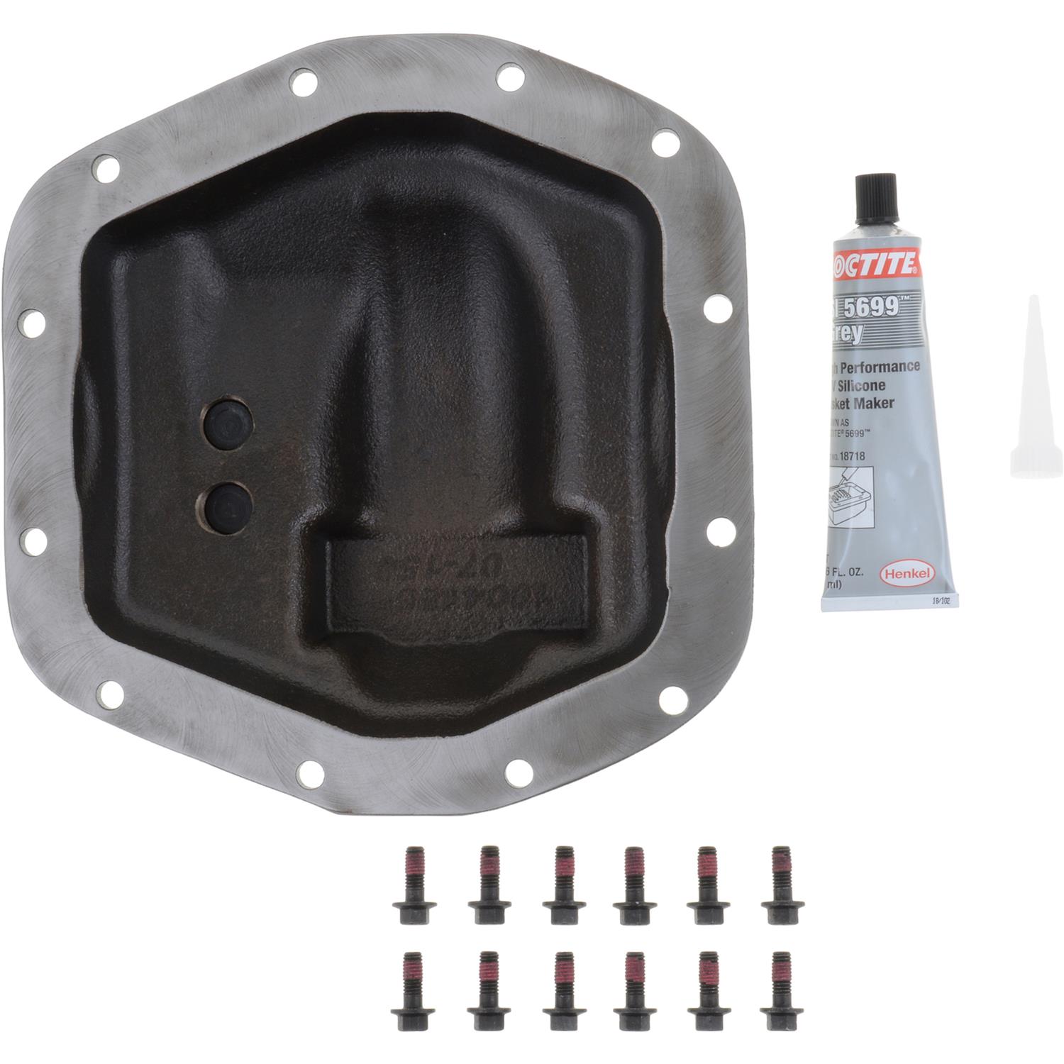 Spicer Drivetrain Products Differential Cover Kits 10044799 Cover, Kit, 12-bolt, Nodular Iron, Gray, for Use On Dana 44 AdvanTEK Front Differentials, Jeep, Kit thumbnail 3