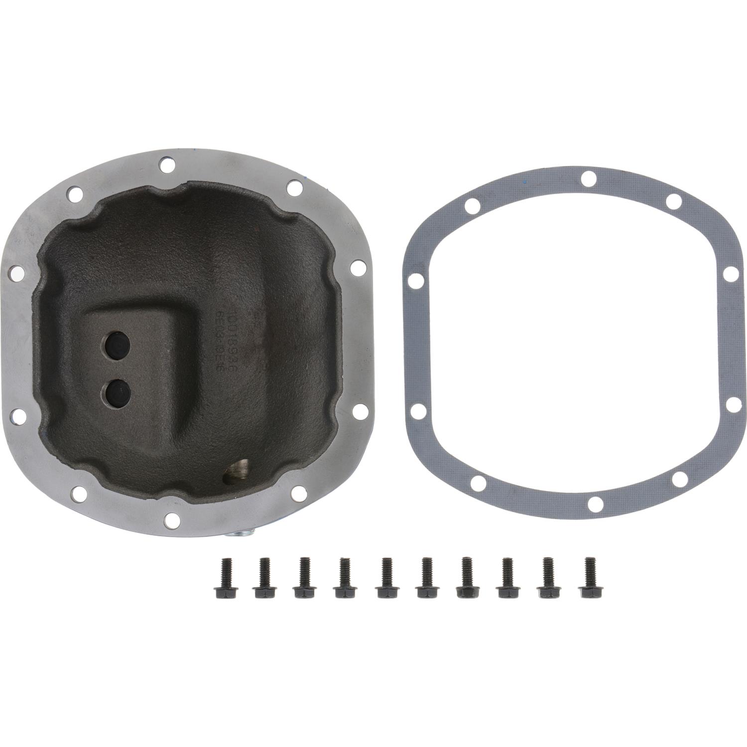 Dana Spicer Drivetrain Products Differential Covers 10048737 Cover, 2007 & Up Wrangler JK Non-Rubicon 30 Front Blue Nodular Iron - Performance (with hardware & Performance Gasket)