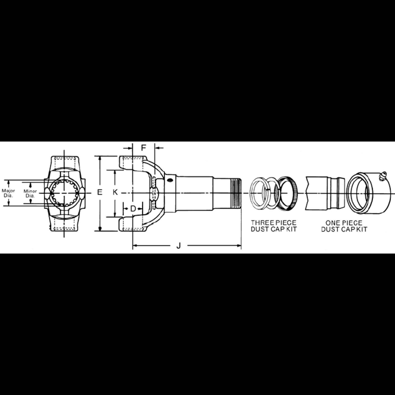 Dana Spicer Drivetrain Products 2-3-1931KX