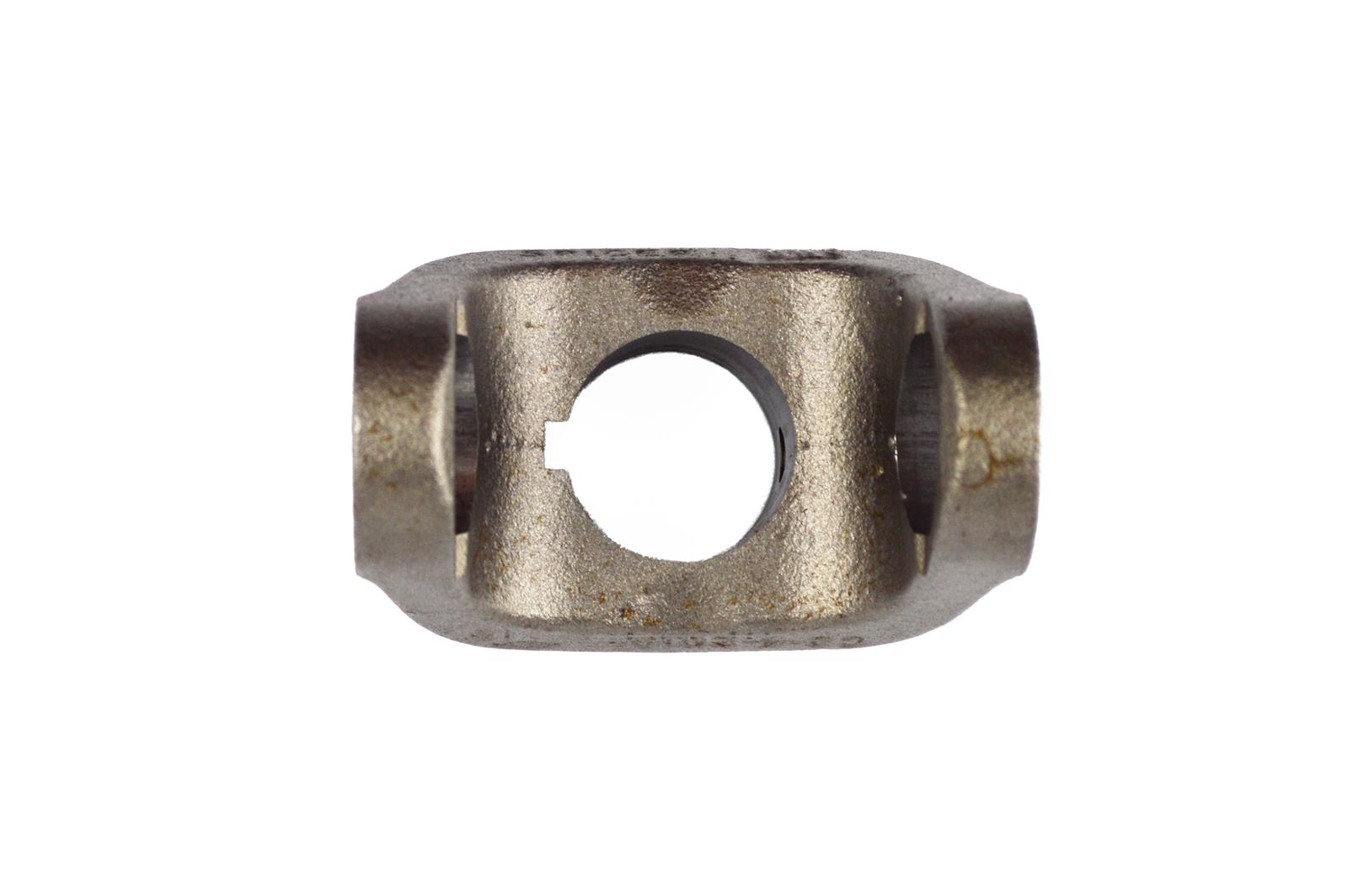Spicer Drivetrain Products End Yokes 2-4-573 Yokes, End, SR, 1330, Smooth, 0.25 in. Keyway, Steel, 3.469 in. Wide, 1.062 in. Brg. Cap Dia., 2.125 in. Hub Dia., 2.562 in. Length, Universal, Each thumbnail 3