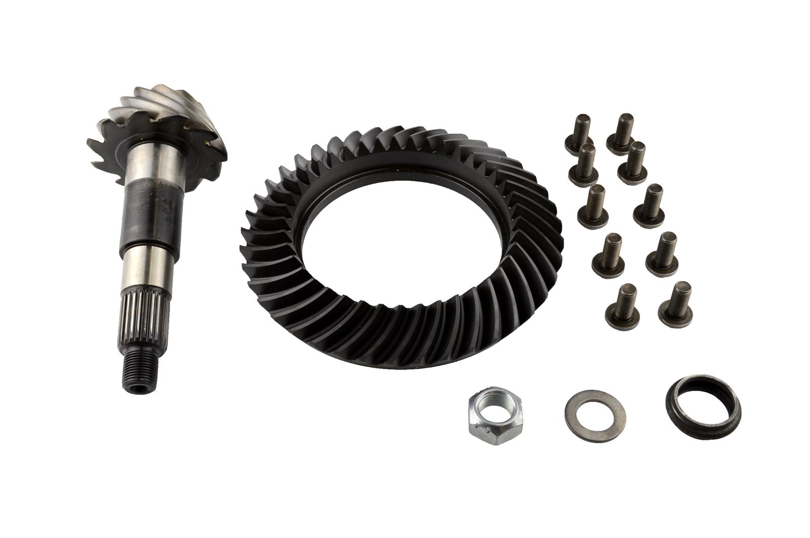 Spicer Drivetrain Products Ring and Pinion Gear with Installation Kits 2003488-5 Dana 44 3.73 Gears Gears, Kits, 44, 3.73:1 Ratio, 24-spline, Standard Rotation, Rear, Jeep, Kit