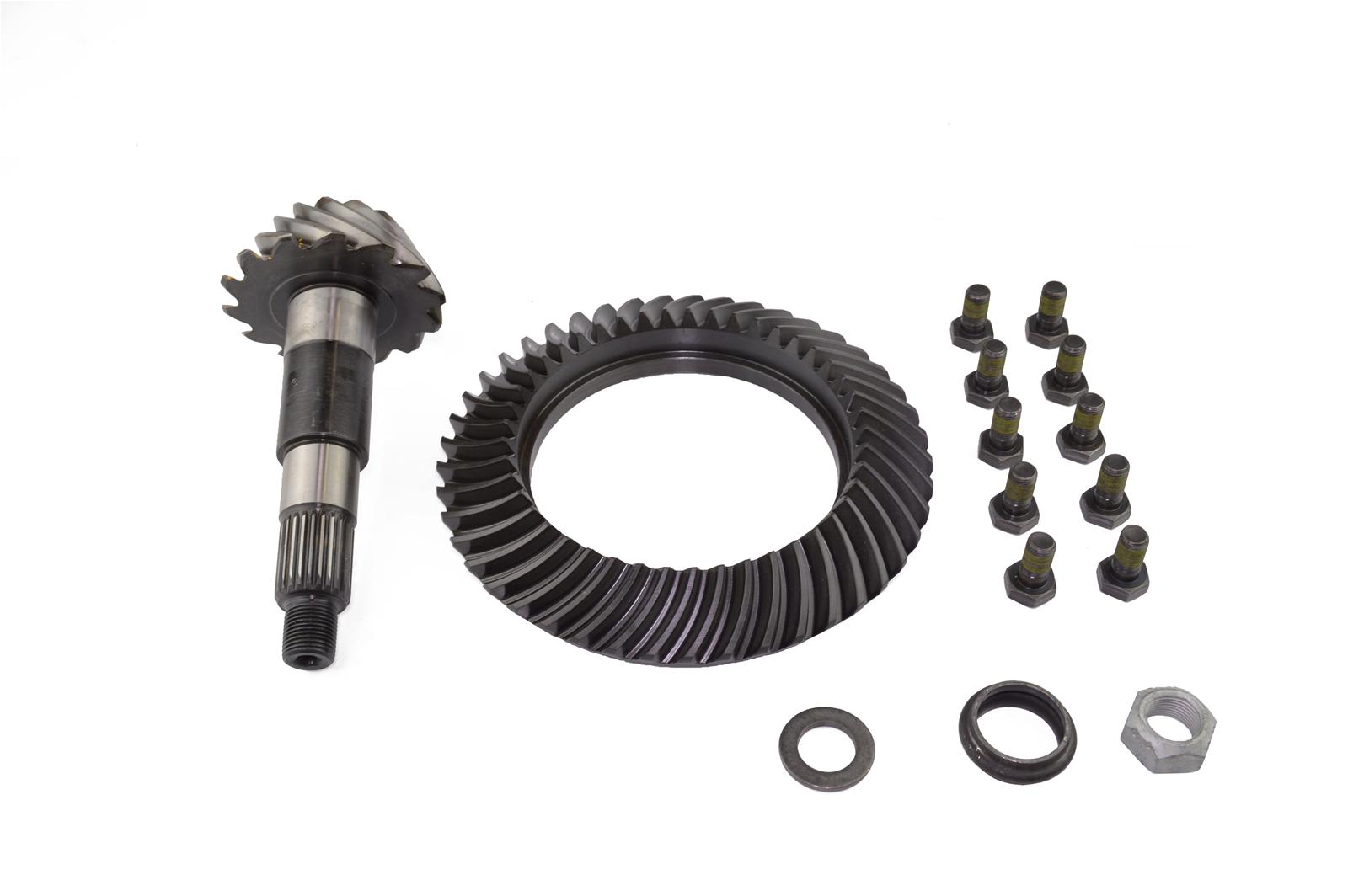 Spicer Drivetrain Products Ring and Pinion Gear with Installation Kits for 2007-2017 WRANGLER, 2018 WRANGLER JK - 2007774-5 Complete Kits, 3.21:1 Ratio, 24-spline, Standard Rotation, Dana 44, Jeep, Rear, Kit