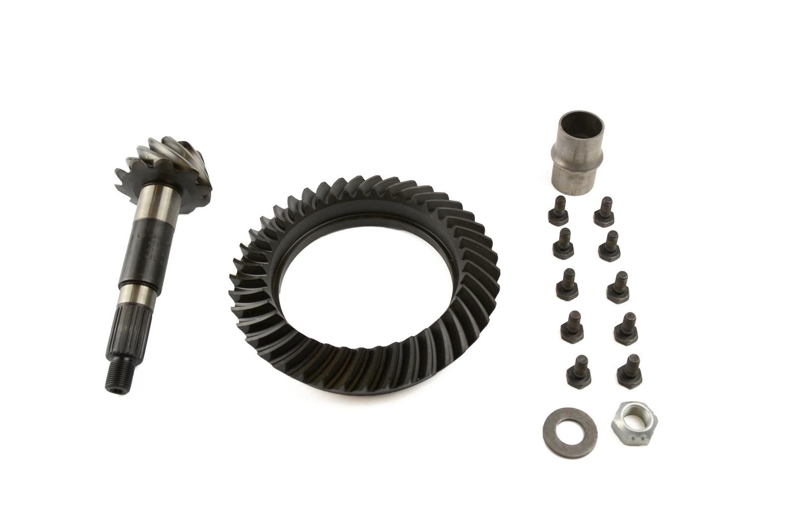 Spicer Drivetrain Products Ring and Pinion Gear with Installation Kits 2013742-5 Dana 44 Jeep Wrangler JK 3.73 Gears & Set Axle: 44/Ratio Hardware And Shims 2011-2012