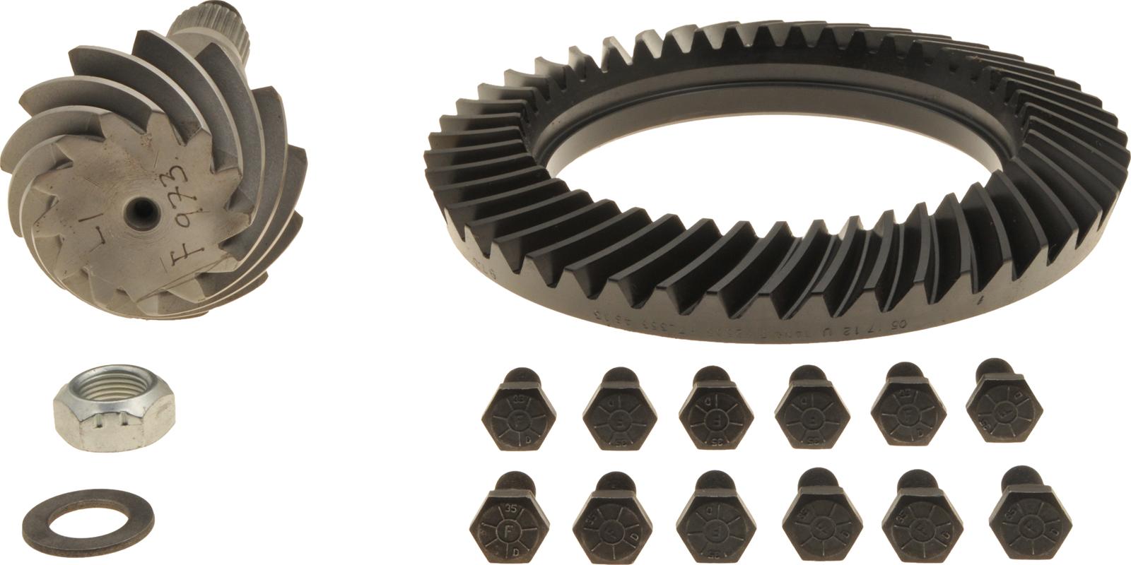 Spicer Drivetrain Products Ring and Pinion Gear with Installation Kits 24813-5X Dana 60 3.54 Gears Complete Kits, 3.54:1 Ratio, 29-spline, Standard Rotation, 60, Dodge, Ford, Rear, Kit thumbnail 2