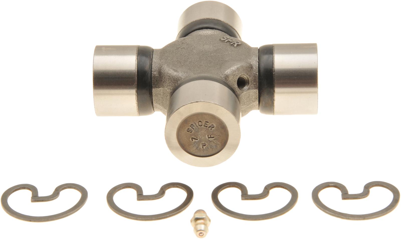 Spicer Drivetrain Products Light Duty U-Joints for 2017-2020 F-250 SUPER DUTY, 2006-2008 RAM 3500 - 5-188X U-Joints, Duty, 1480, Greasable, Steel, Outside Snap Rings, Chevy, Dodge, Ford, GMC, Ram, Each thumbnail 2