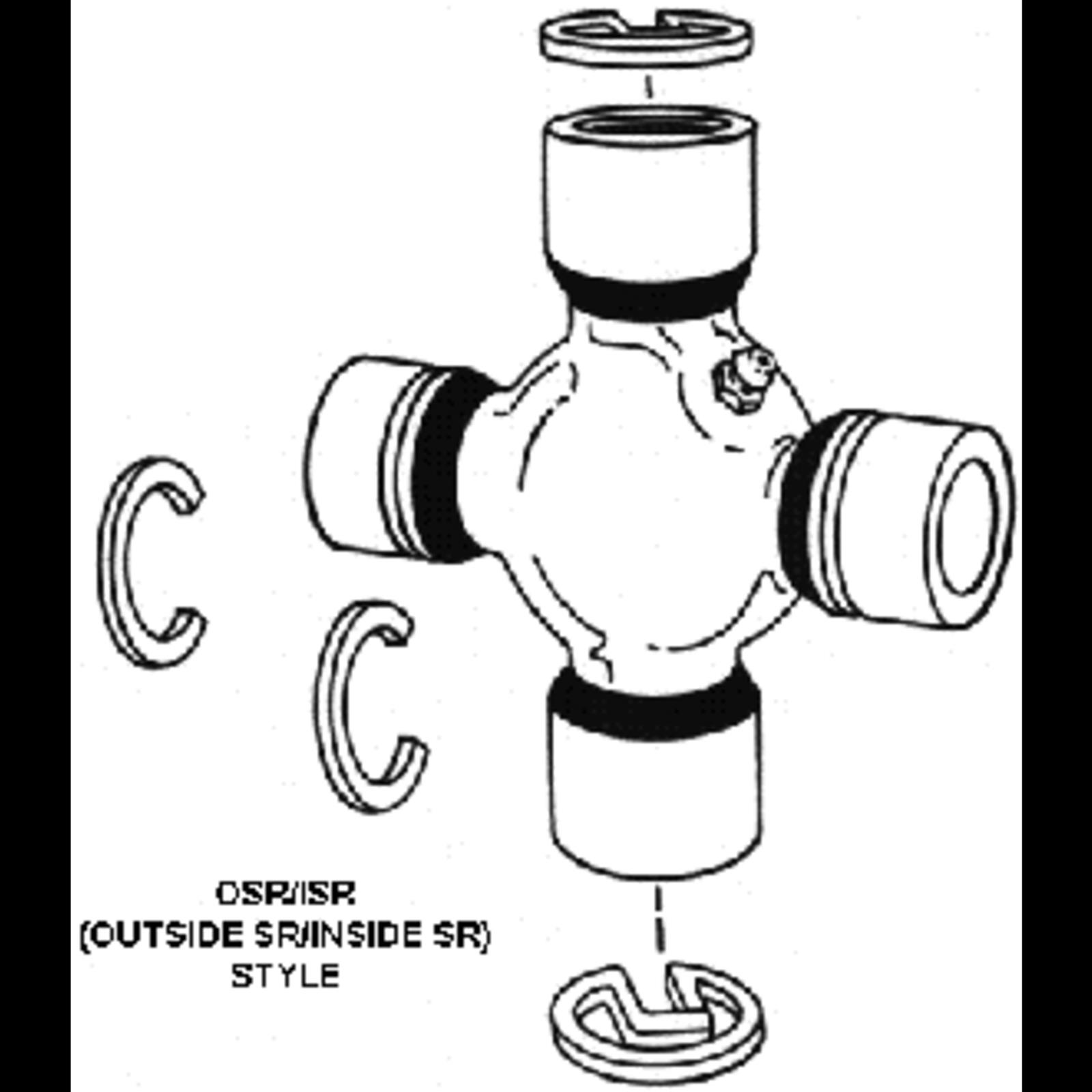 Spicer Drivetrain Products Light Duty U-Joints for 1991-1992 DAKOTA - 5-3246X U-JOINT KIT thumbnail 2