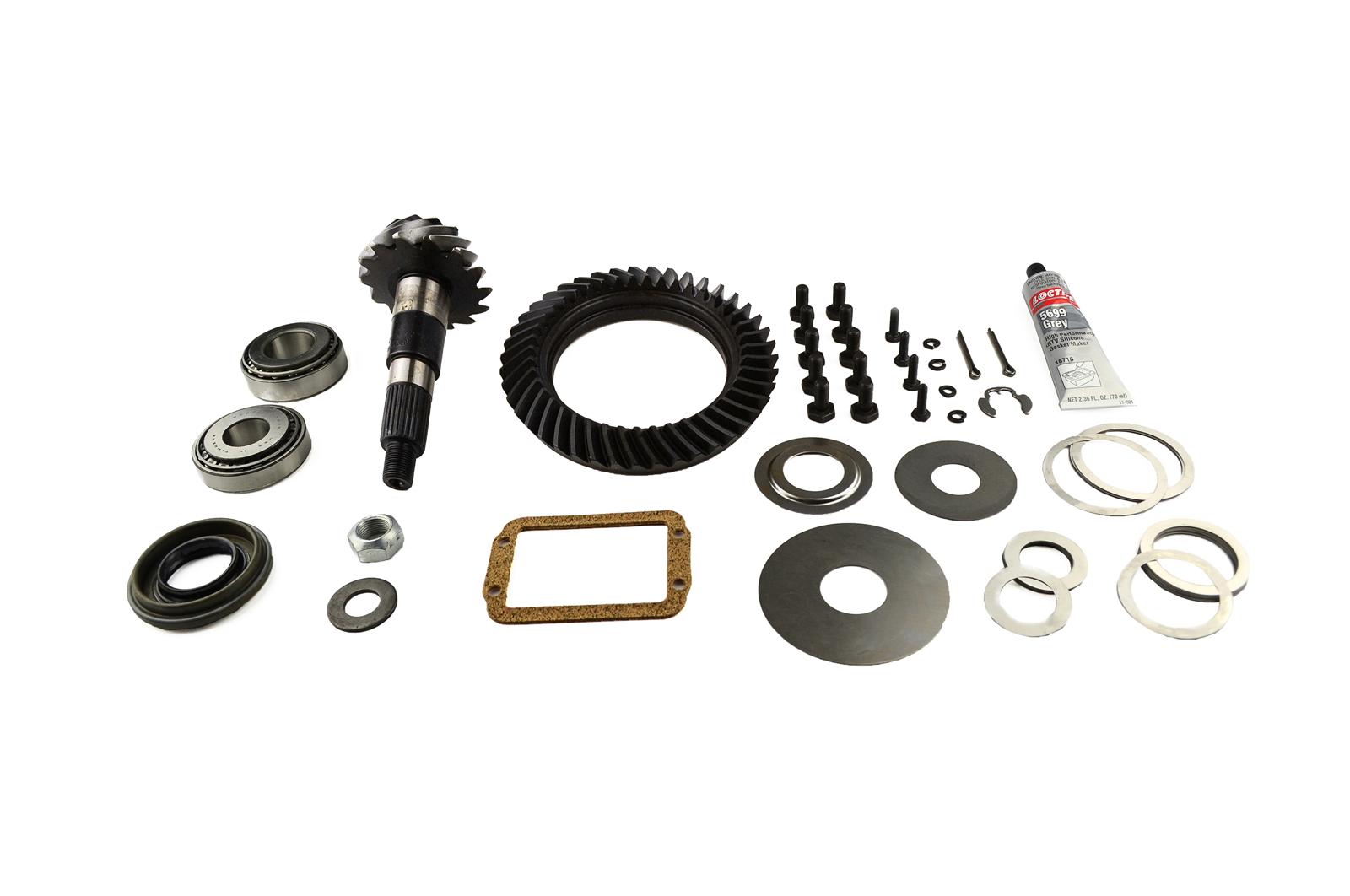 Spicer Drivetrain Products Ring and Pinion Gear with Installation Kits 706930-2X Dana 30 3.07 Gears & Set: 30/Ratio Install Hardware And Shims 84-99 Jeep Cherokee, 86-94 Jeep Wrangler