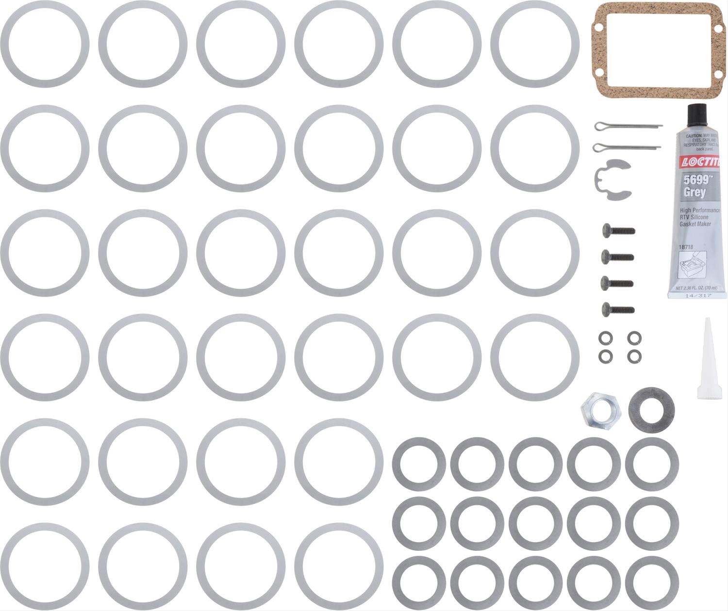 Dana Spicer Drivetrain Products Differential Shims 706938X and Pinion Bearing Shim Kit - 30
