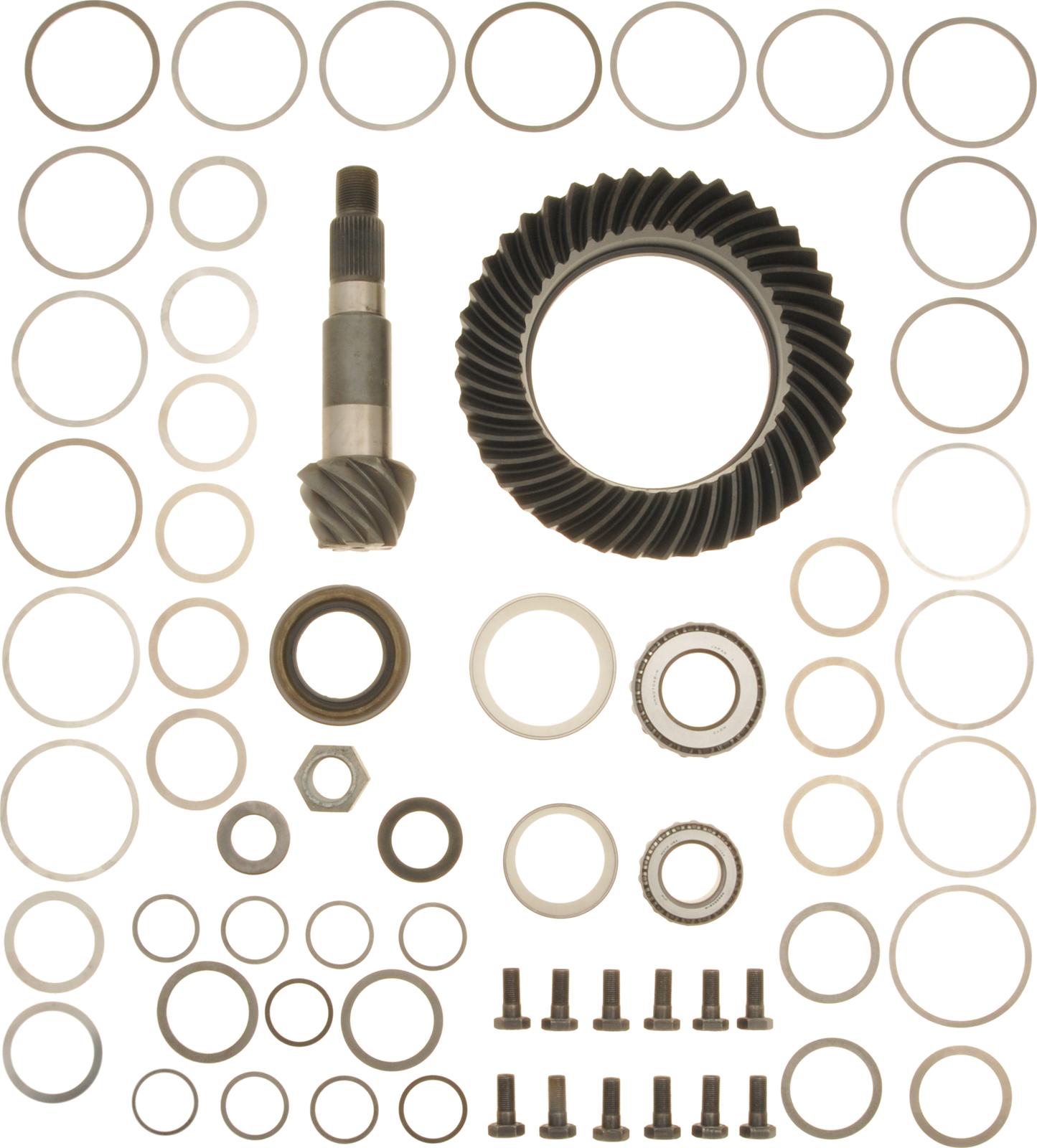 Spicer Drivetrain Products Ring and Pinion Gear with Installation Kits 707060-13X Dana 80 5.13 Gears Gears, 5.13:1 Ratio, 37-spline, Standard Rotation, Kit, 80, Kit